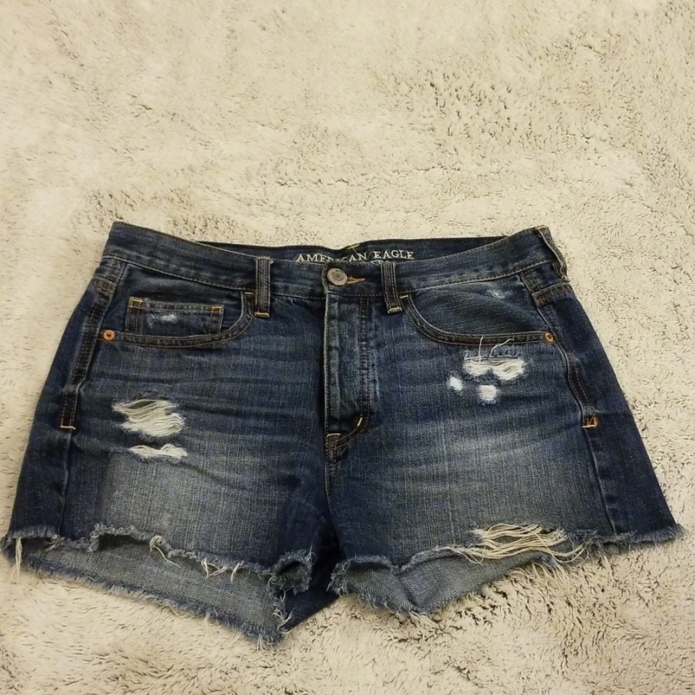 Blue jean shorts